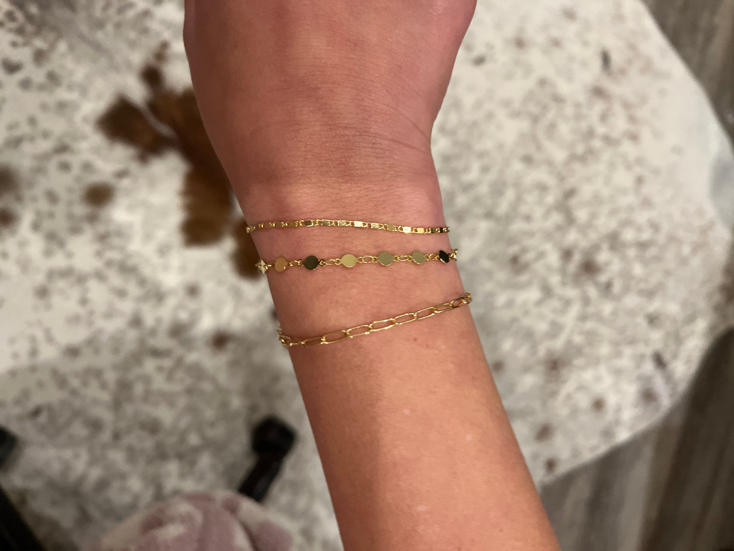 Gold Bracelet Set