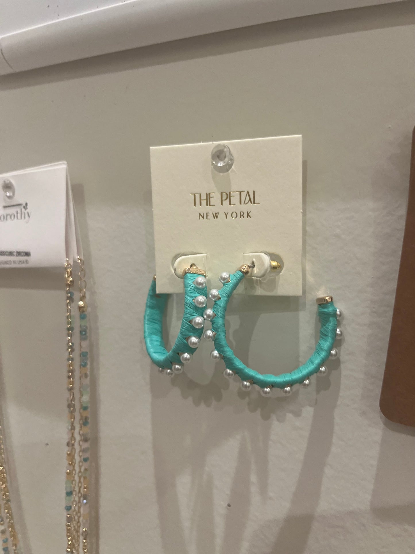 Teal Peal Hoops