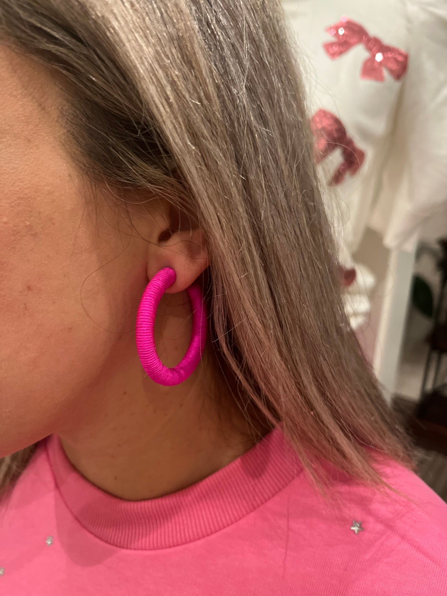 Pink hoops