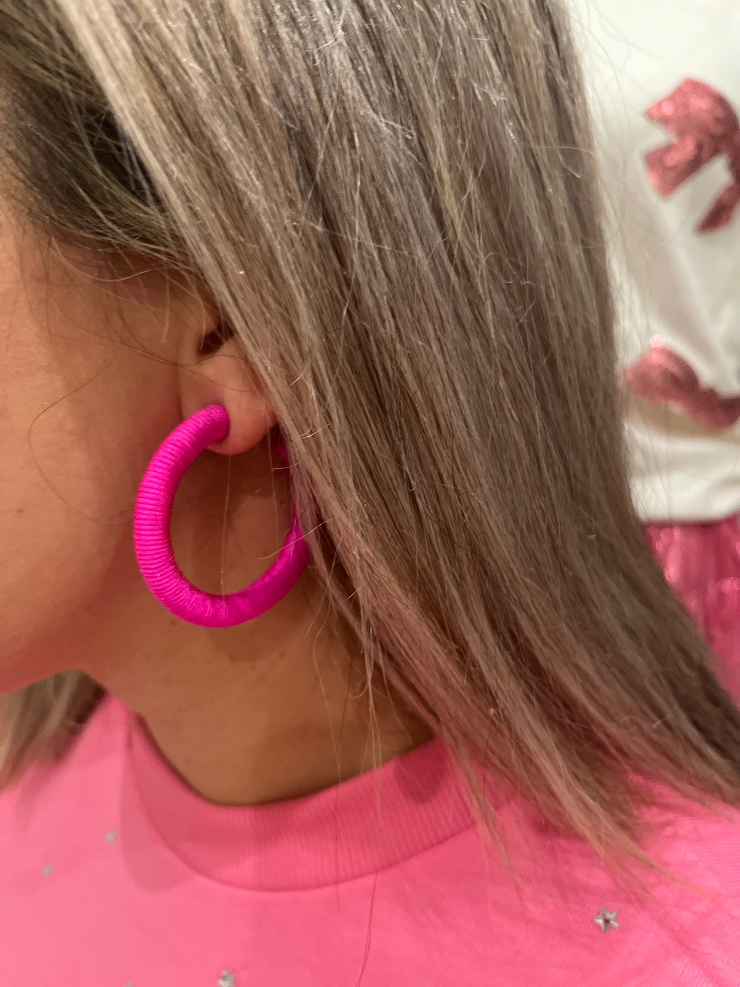 Pink hoops